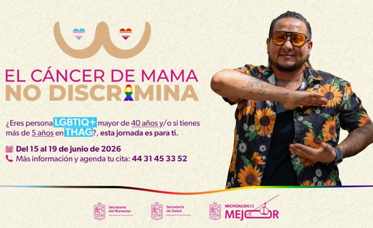 Jornada “Cáncer de Mama No Discrimina” ofrece mastografías gratuitas a la población LGBTIQ+