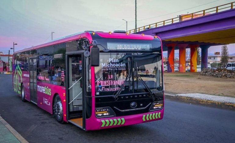 Morebús contempla plan de modificación vial para impulsar la movilidad