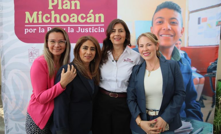 Michoacán se consolida como referente nacional en educación: Gabriela Molina