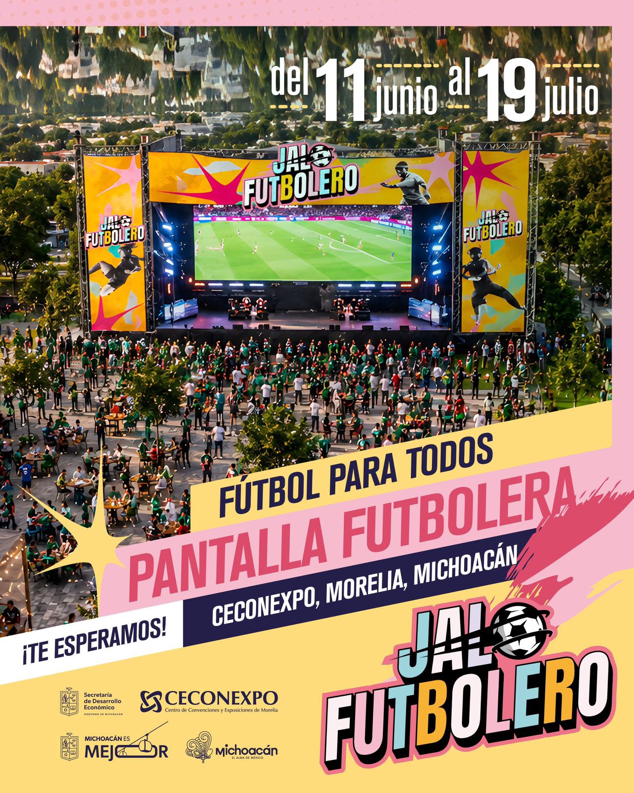 Vive la pasión mundialista en el Jalo Futbolero este fin de semana