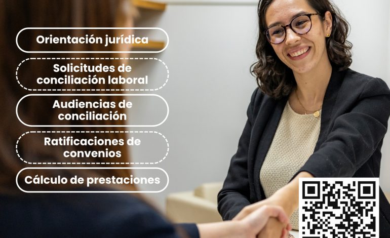 Garantiza el Centro de Conciliación Laboral acceso a la justicia gratuita y oportuna para las y los trabajadores