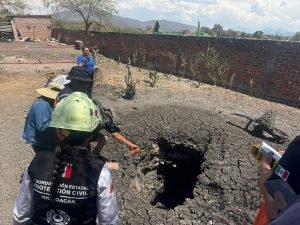 Fenómeno en Ixtlán no es un volcán activo; autoridades de PC mantienen vigilancia.