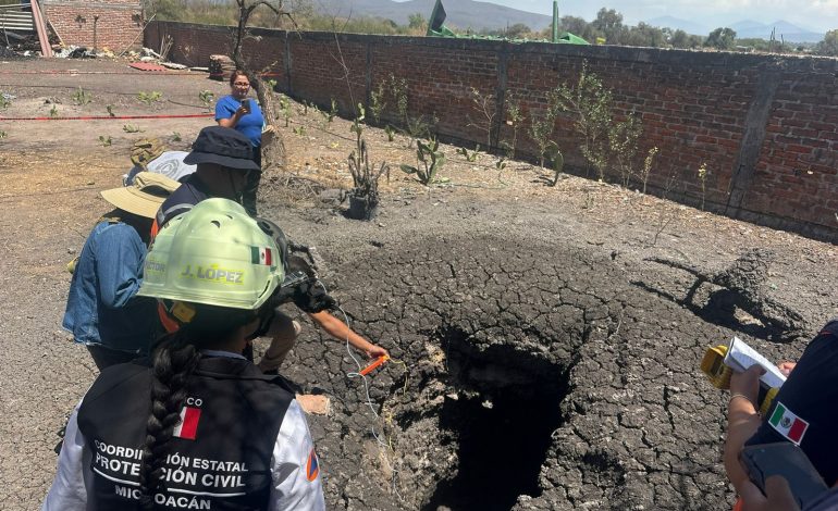 Fenómeno en Ixtlán no es un volcán activo; autoridades de PC mantienen vigilancia.