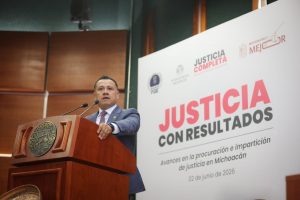 Torres Piña destaca avances en justicia; FGE fortalece investigación, reparación del daño y reducción de impunidad.