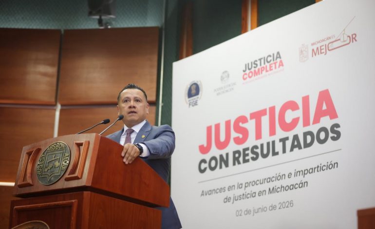 Torres Piña destaca avances en justicia; FGE fortalece investigación, reparación del daño y reducción de impunidad.