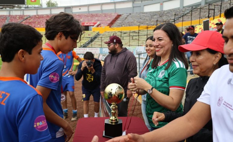 El Estadio Morelos abre sus puertas a jóvenes de la Copa Armonía y Bienestar.