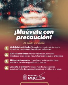 Prevé PC Estatal temporada de lluvias y ciclones 2026 más activa; pide tomar previsiones.<br>