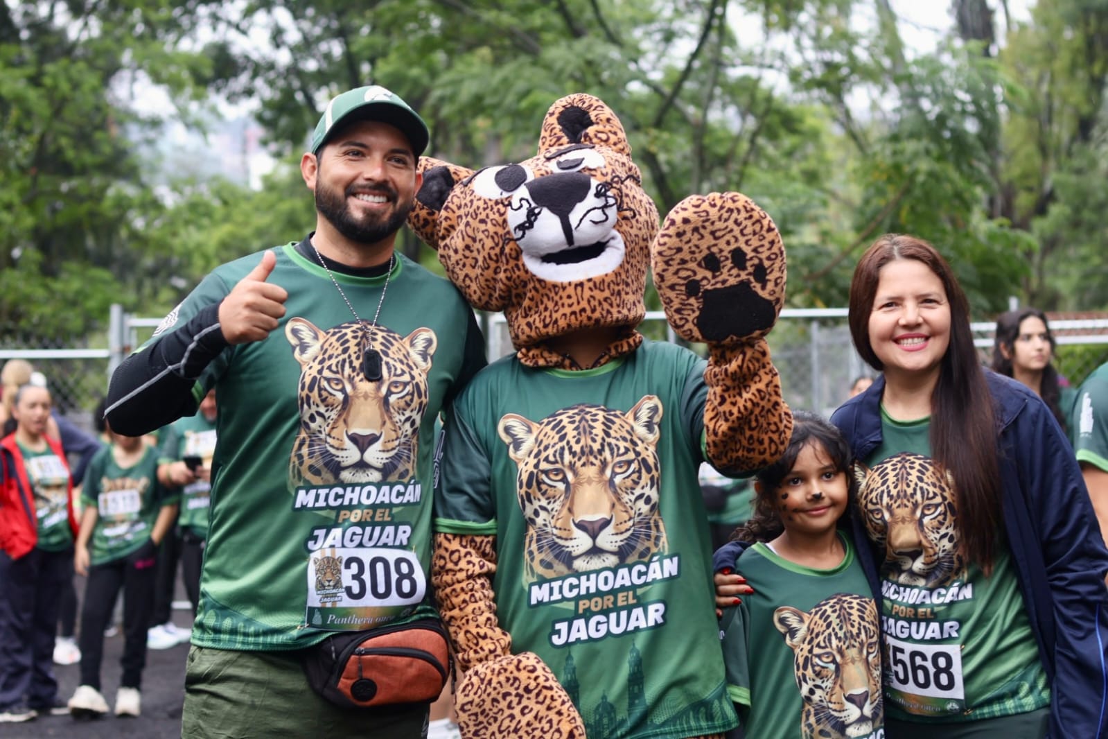 Carrera Michoacán por el Jaguar reúne a cerca de 650 participantes.