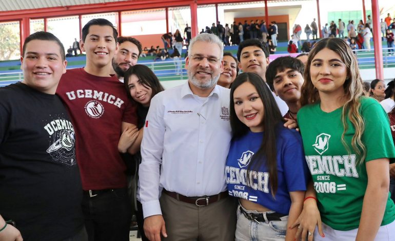 Transforma Michoacán sus escuelas con inversión histórica de 4 mil millones de pesos.