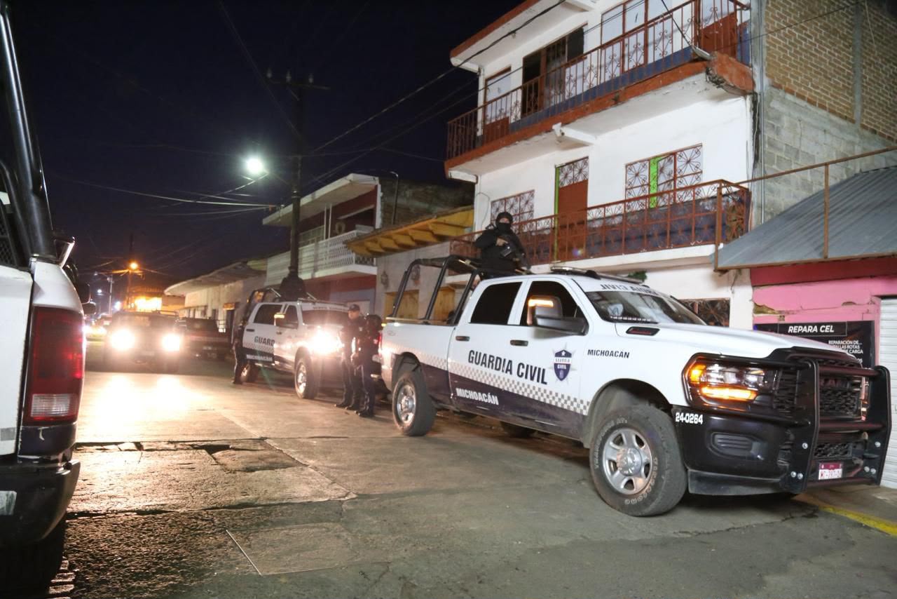 Tras repeler una agresión, SSP y GN detienen a 4 personas y abaten a presunto líder delincuencial.