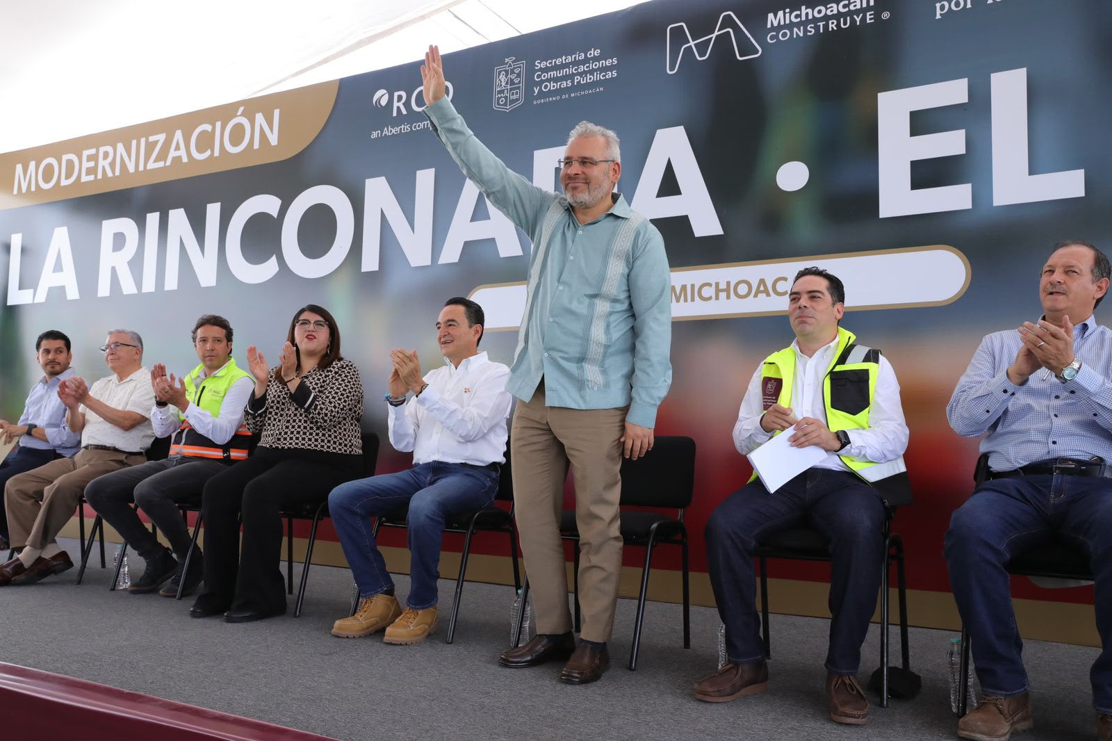 Hito de infraestructura en Zamora, arranca Bedolla construcción de primer paso elevado en La Rinconada.