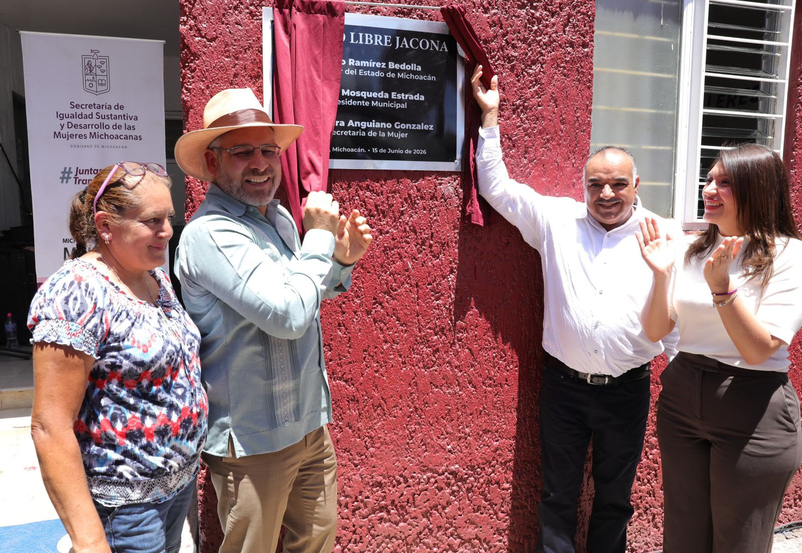 Inaugura Bedolla Centro LIBRE en Jacona para garantizar el desarrollo y protección de las mujeres.