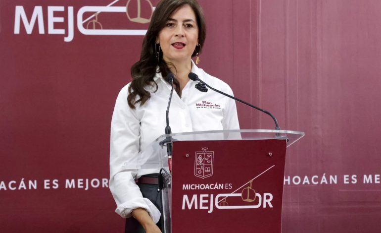 Plan Michoacán consolida la transformación educativa: Gabriela Molina