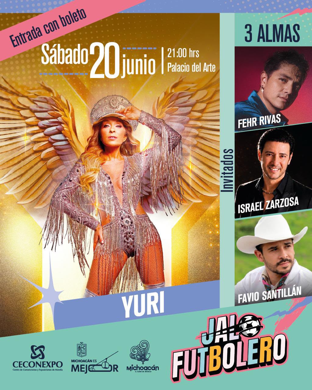 Apoya lo local en el Ceconexpo y asegura tus boletos para los conciertos del Jalo Futbolero.