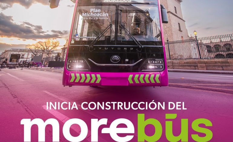 Inician obras del Morebús en la zona del Monumento a Lázaro Cárdenas.
