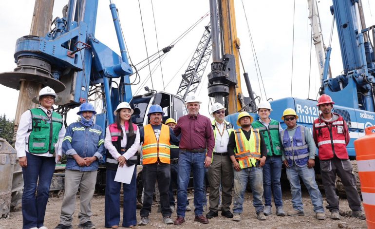 Bedolla supervisa construcción de nuevo hospital del IMSS en Zitácuaro.