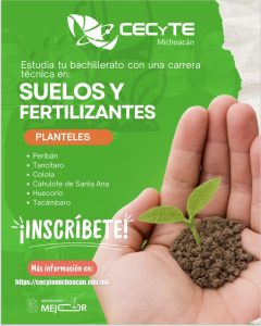 Ofrece Cecytem carrera técnica en Suelos y Fertilizantes para impulsar el desarrollo sostenible del campo