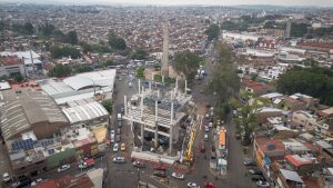Más cerca de volar sobre Morelia, teleférico reporta 70 % de avance
