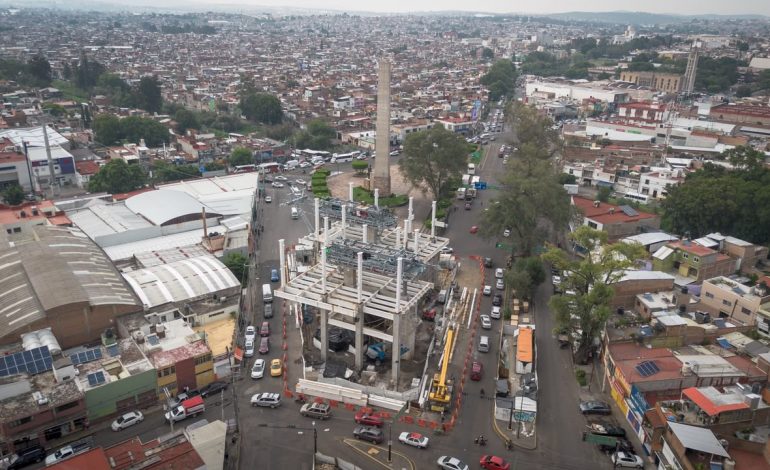 Más cerca de volar sobre Morelia, teleférico reporta 70 % de avance