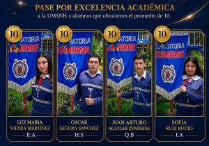 En Prepa Taximaroa cuatro alumnos obtuvieron pase directo por excelencia académica