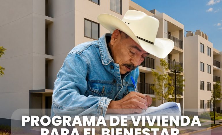 Hoy comienza la firma de contratos del Programa de Vivienda para el Bienestar en 4 municipios