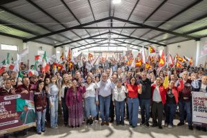 Avanza Morón en la construcción de la unidad en Michoacán