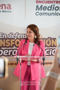 Fabiola Alanís fortalece la organización territorial en Michoacán con el respaldo del pueblo y en defensa de la Transformación