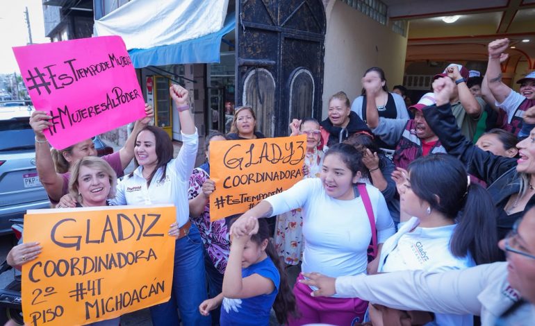 Desde las colonias construimos la transformación de Michoacán: Gladyz Butanda