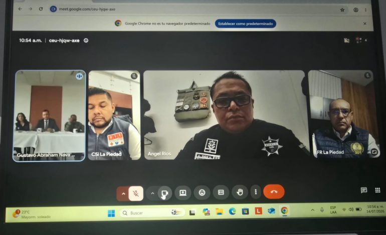Participa FGE en Mesa Interregional para la Construcción de la Paz y Seguridad; fortalecen coordinación operativa en cuatro regiones de Michoacán