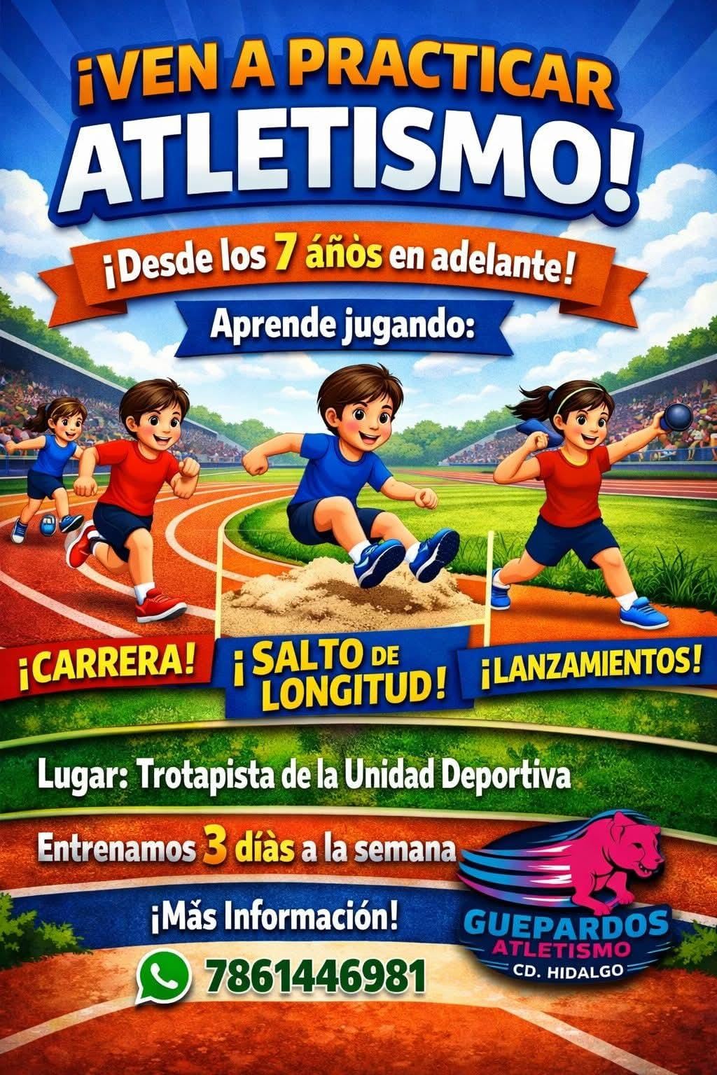 Guepardos atletismo invita al curso de verano