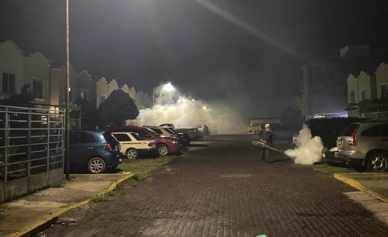 Aplica Gobierno de Morelia tres ciclos de fumigación en Hacienda Tiníjaro