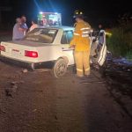 Fuerte choque y volcadura movilizan a cuerpos de emergencia en Atapaneo