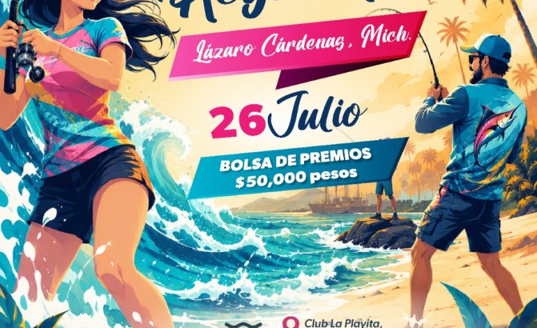 Con bolsa de 50 mil pesos, anuncian copa de pesca deportiva en Lázaro Cárdenas