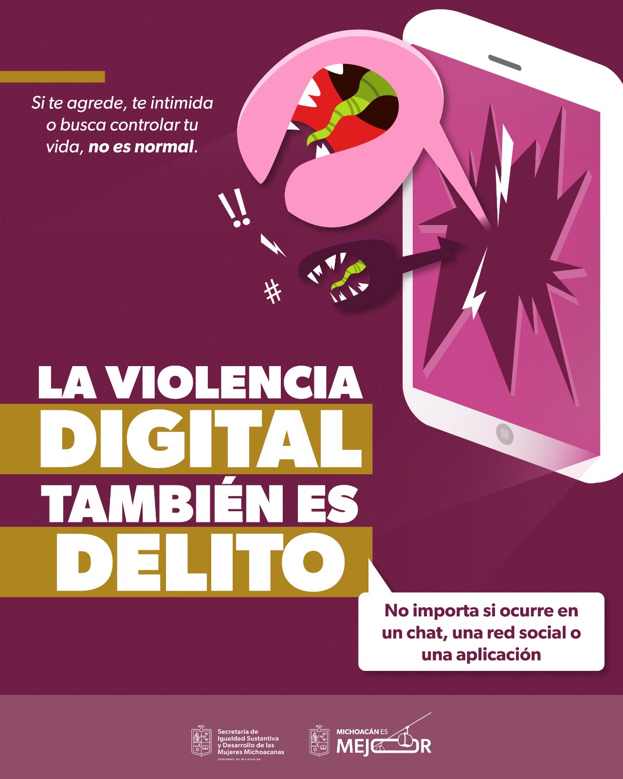Seimujer exhorta a prevenir y denunciar la violencia digital contra las mujeres
