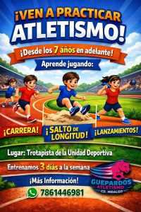 Guepardos atletismo invita al curso de verano