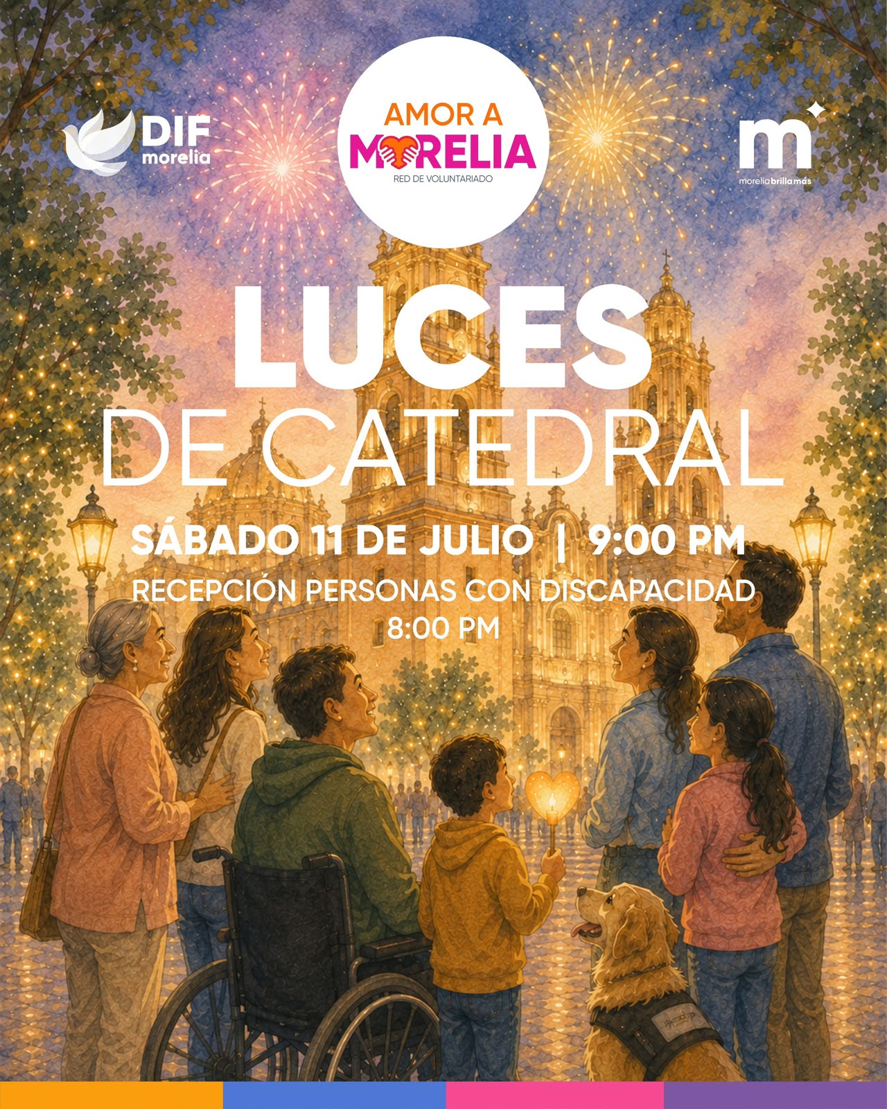 Paola Delgadillo invita a voluntarias y voluntarios a hacer del encendido de Catedral un espacio incluyente
