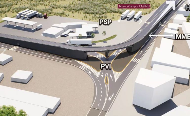Nuevo distribuidor vial en Zamora beneficiará a más de 154 mil habitantes: Rogelio Zarazúa