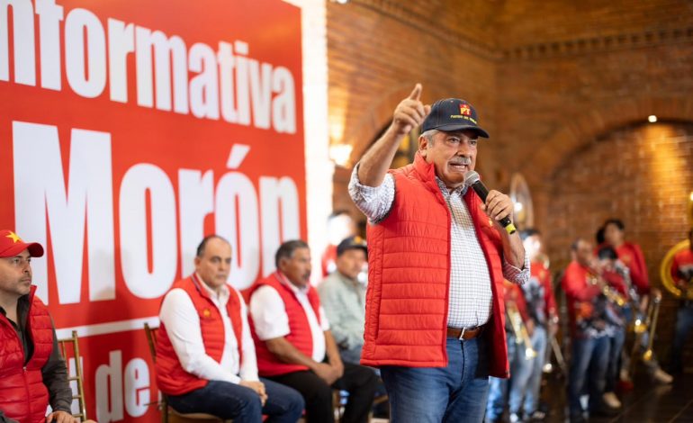 Morón construye unidad: El respaldo del PT lo posiciona como el articulador de las fuerzas de la Transformación