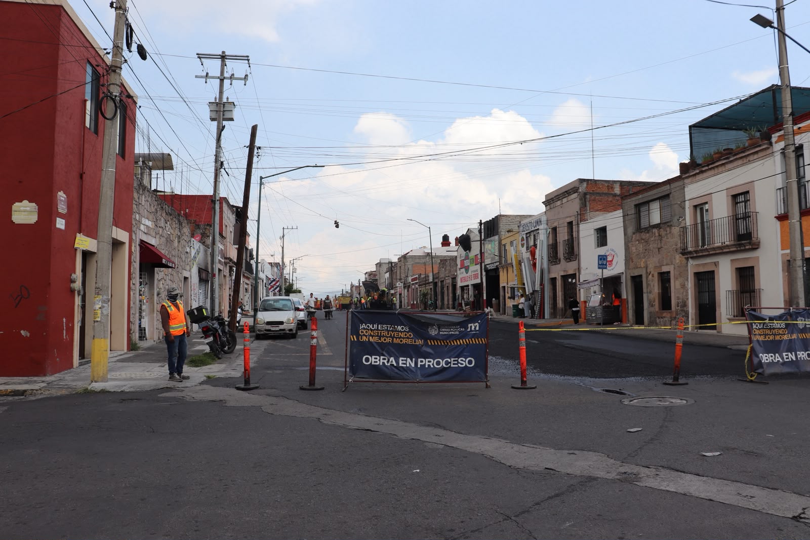 Más vialidades renovadas con el programa de reencarpetamiento del Gobierno de Morelia