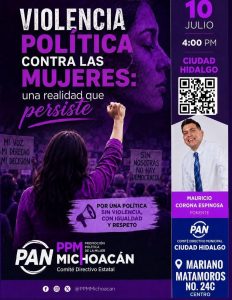 En el PAN  Impartirán el curso “Violencia Política contra las Mujeres en Razón de Género”