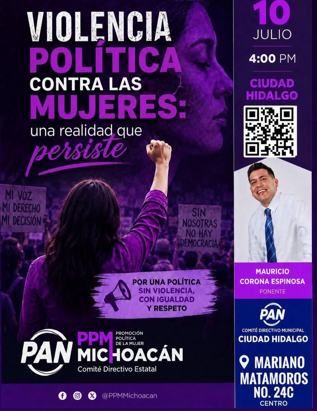 En el PAN  Impartirán el curso “Violencia Política contra las Mujeres en Razón de Género”