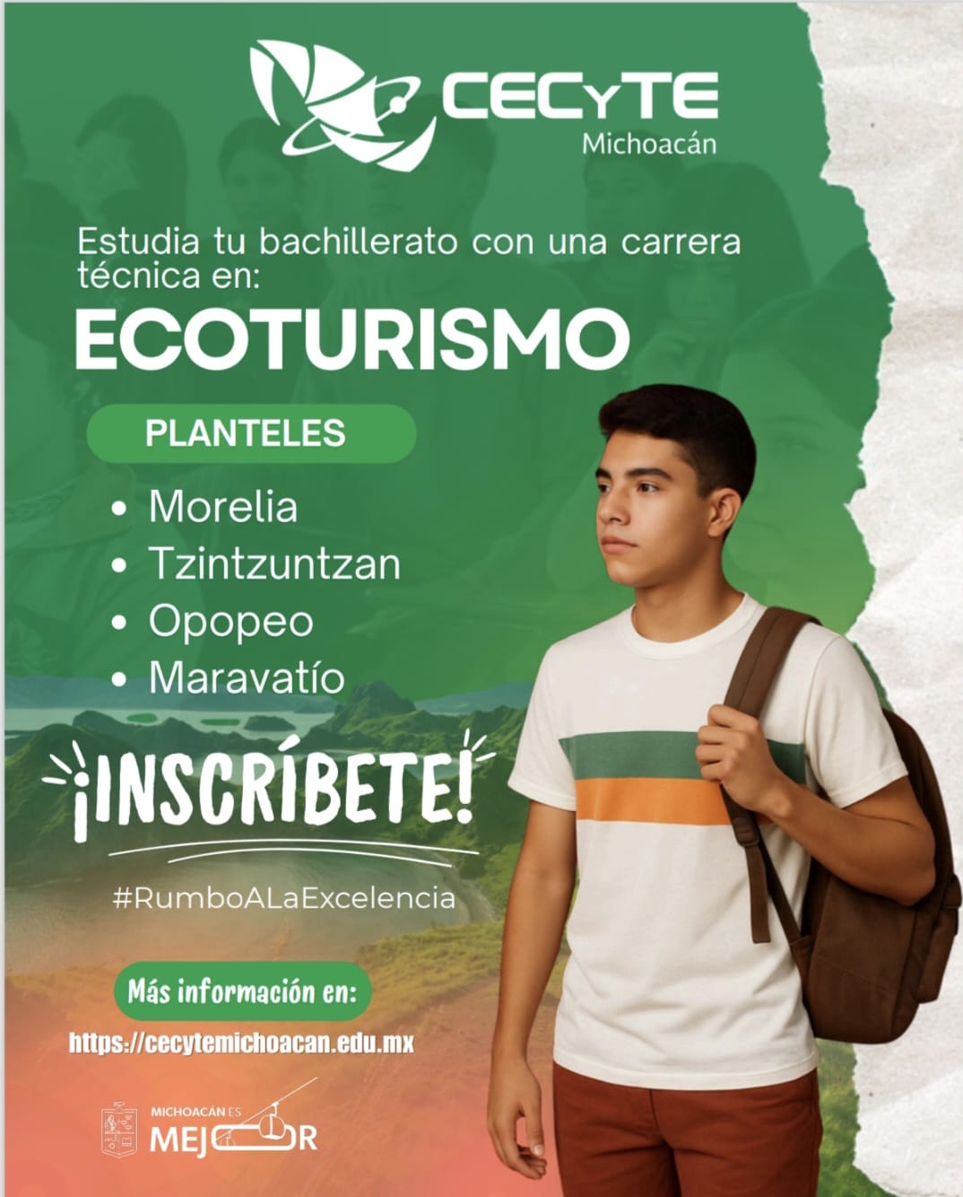 Estudia en el Cecytem y crea proyectos turísticos que cuiden el medio ambiente