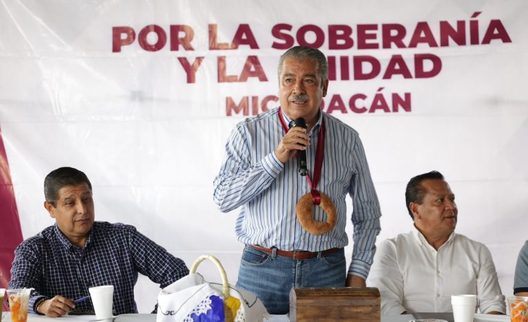 La unidad del pueblo es el baluarte para consolidar la transformación de Michoacán: Raúl Morón