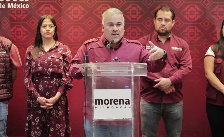 La derecha quiere manipular la democracia desde las redes: Morena Michoacán