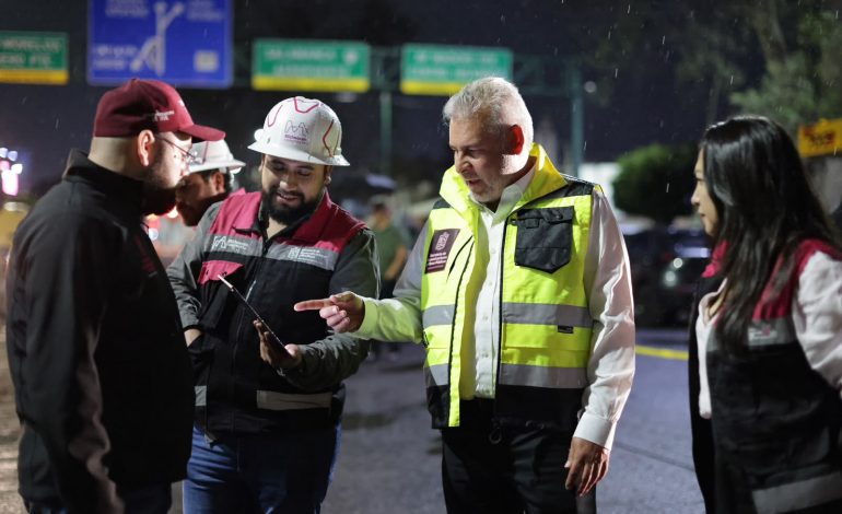 Obras del teleférico y Morebús con maquinaria pesada en la zona del Obelisco terminarán en agosto: Bedolla