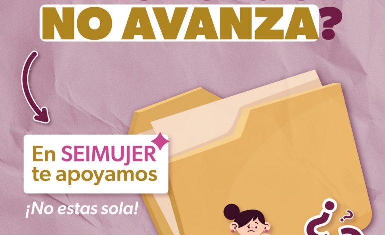 Seimujer brinda acompañamiento jurídico gratuito a mujeres víctimas de violencia