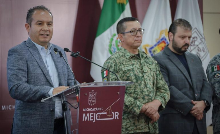 Reduce Michoacán 44.76% los eventos de homicidio doloso durante junio; FGE presenta resultados operativos