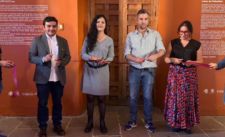 Llega a Clavijero “Latas de Palestina”, exposición de Rodrigo Ímaz
