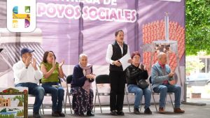 Jeovana Alcántar asistió a la Décima Séptima Entrega de Apoyos Sociales que lleva a cabo el Ayuntamiento
