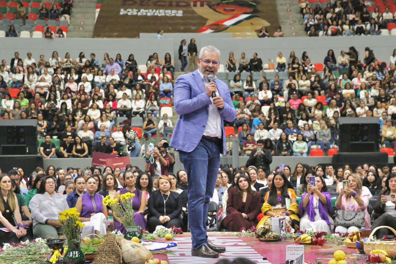 Destaca Bedolla liderazgo de las mujeres en la vida pública de Michoacán
